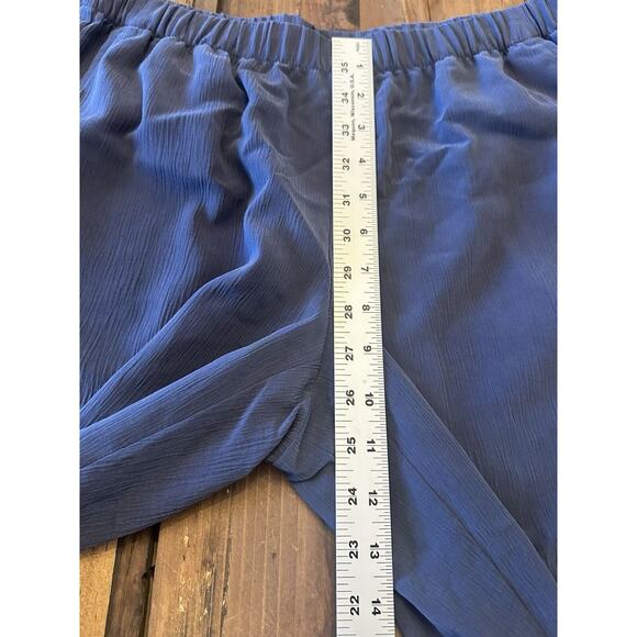 J Jill Pure Jill Sand Washed Pull On Wide Leg Cropped Pants Size Small Lagenlook - Picture 9 of 14